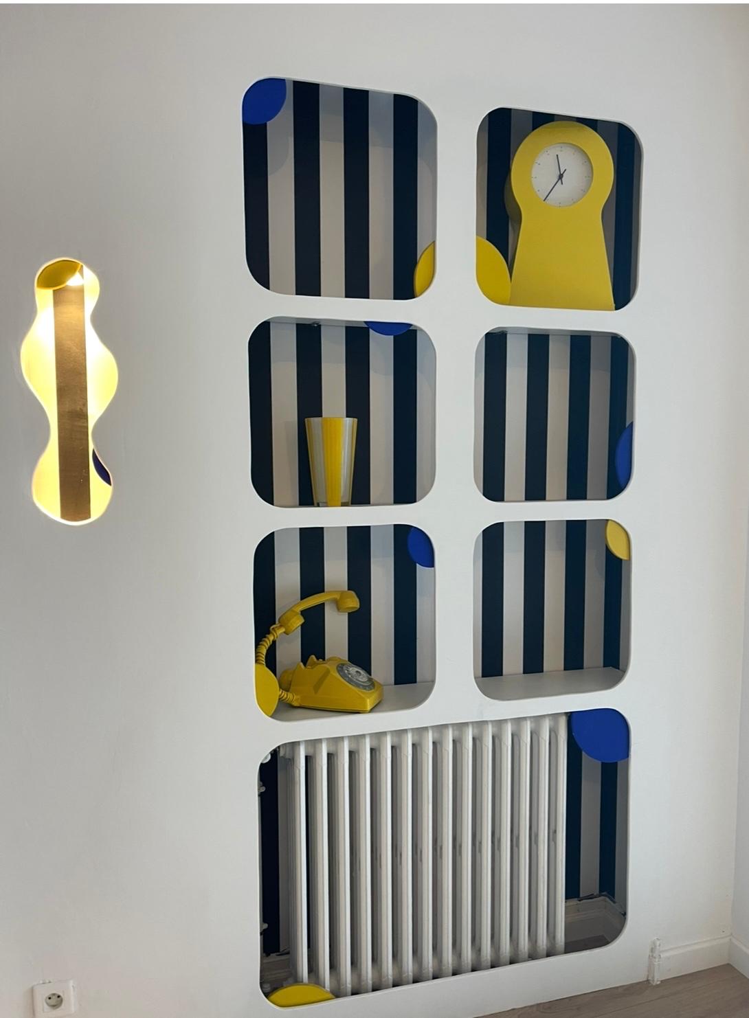 Bibliothèque moderne en placo après création — La Fabrique by Coco, Montauban