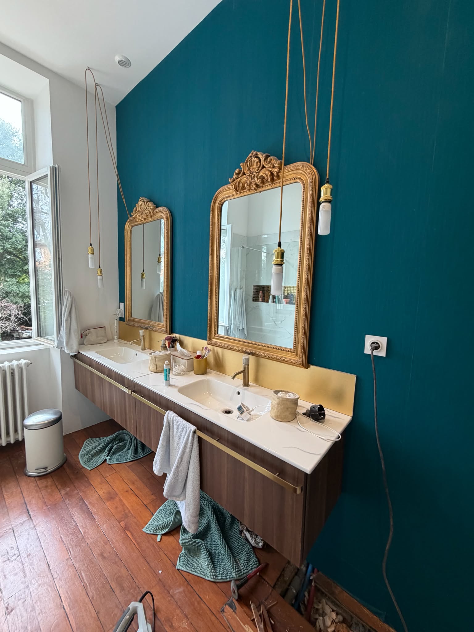 Salle de bain avant la création du meuble double vasque — Montauban