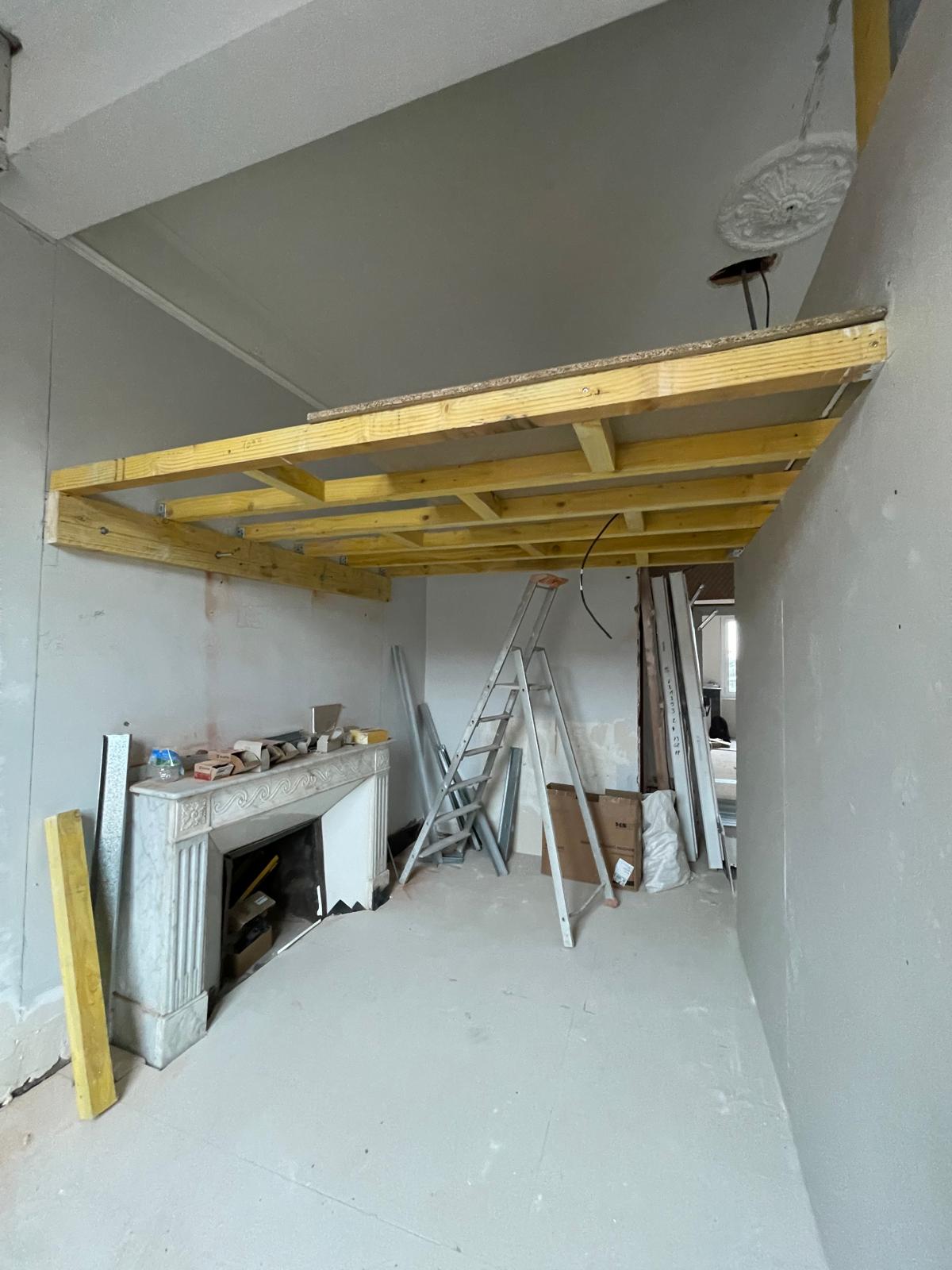 Petite chambre avant la création de la mezzanine — Montauban